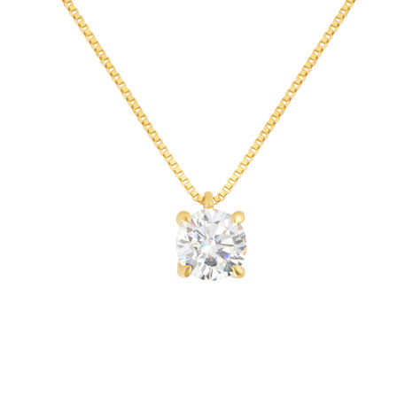 Collana Punto Luce Claire Oro Giallo Cubic Zirconia - Collane Punto Luce Donna | Stroili