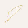 Mono Orecchino Pendente Saliscendi Beverly Oro Giallo Cubic Zirconia