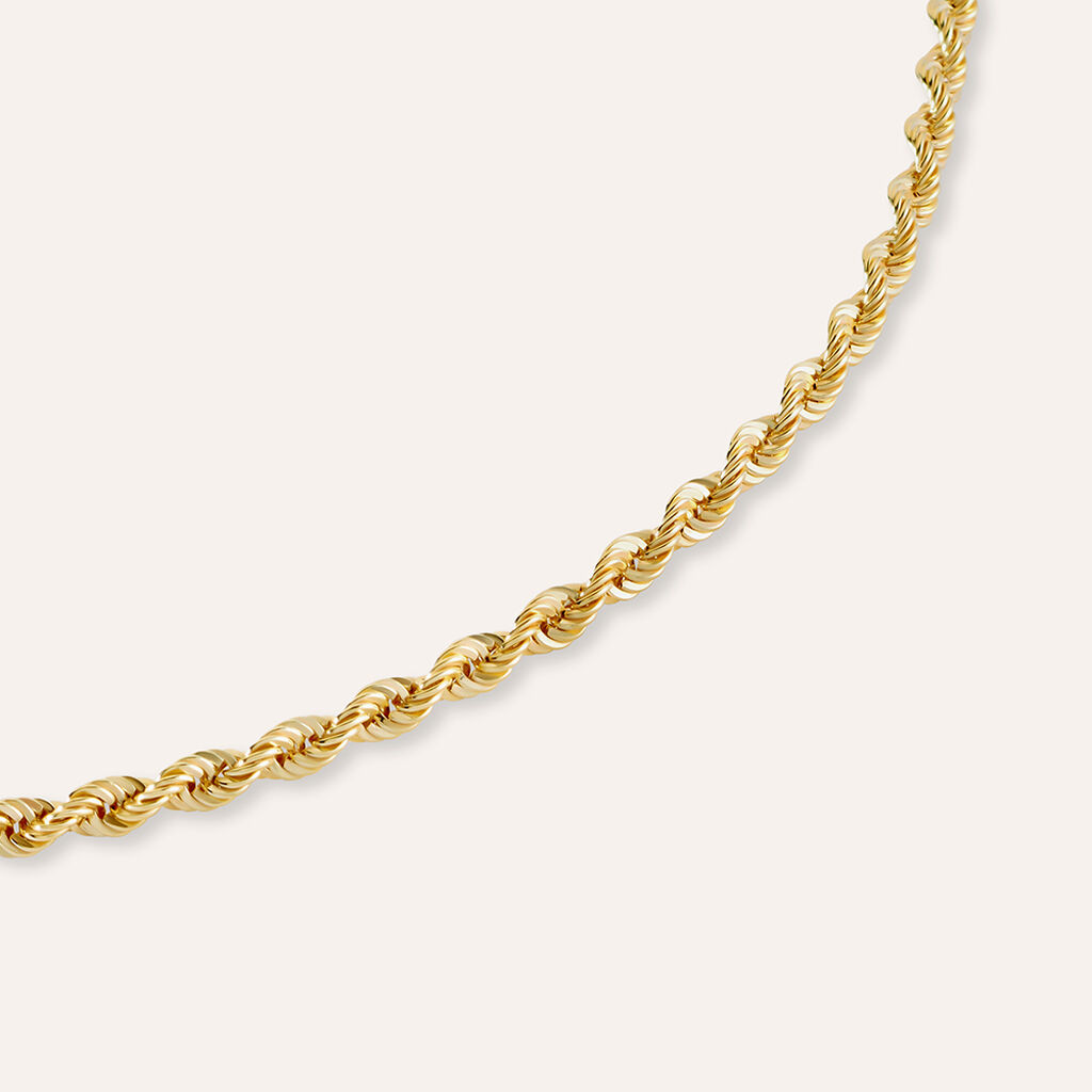 Bracciale Catena Oro Uomo Oro Giallo