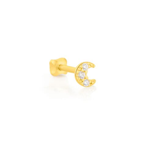 Piercing Orecchio Tragus Helix Conch Bon Ton Oro Giallo Cubic Zirconia - Piercing Orecchio Donna | Stroili