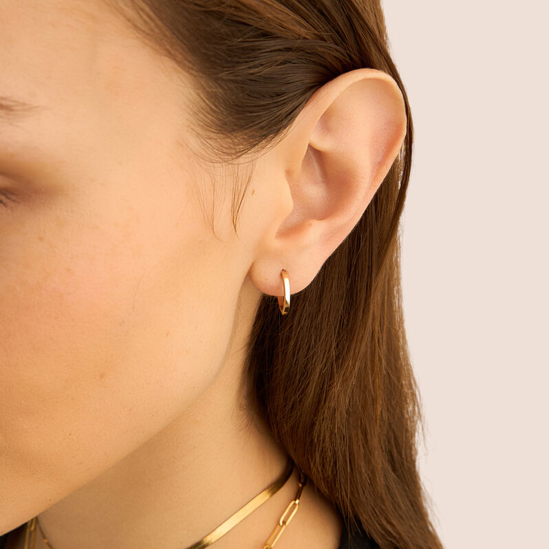 Orecchini A Cerchio Toujours Oro Giallo - Orecchini a Cerchio Donna | Stroili