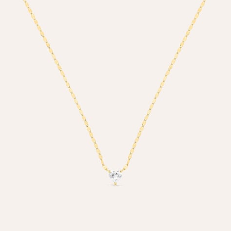 Collana Punto Luce Claire Oro Giallo Cubic Zirconia - Collane Punto Luce Donna | Stroili