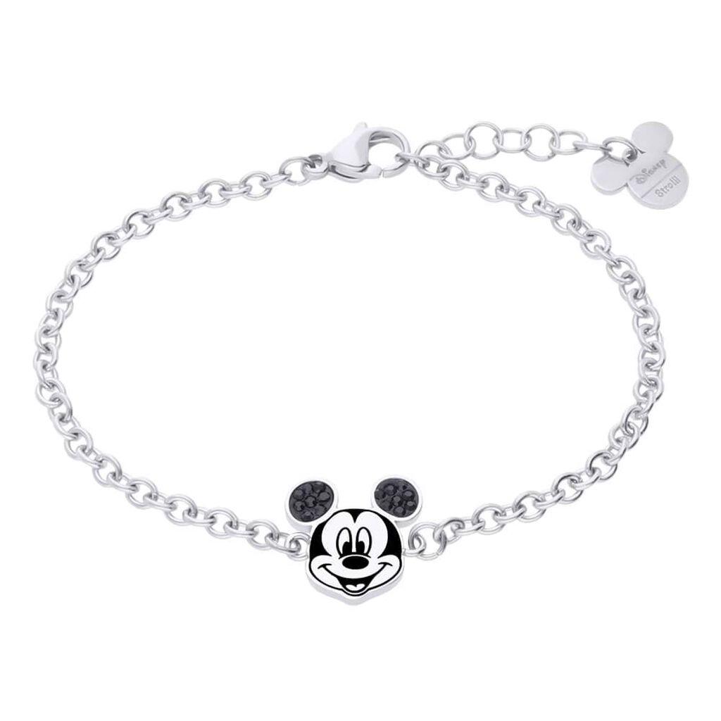 Bracciale Mickey Mouse & Friends Acciaio Cristallo - Bracciali Donna | Stroili