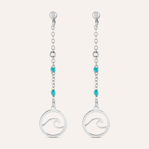 Orecchini Pendenti Silver Collection Argento Rodiato Pietra sintetica - Orecchini Pendenti Donna | Stroili