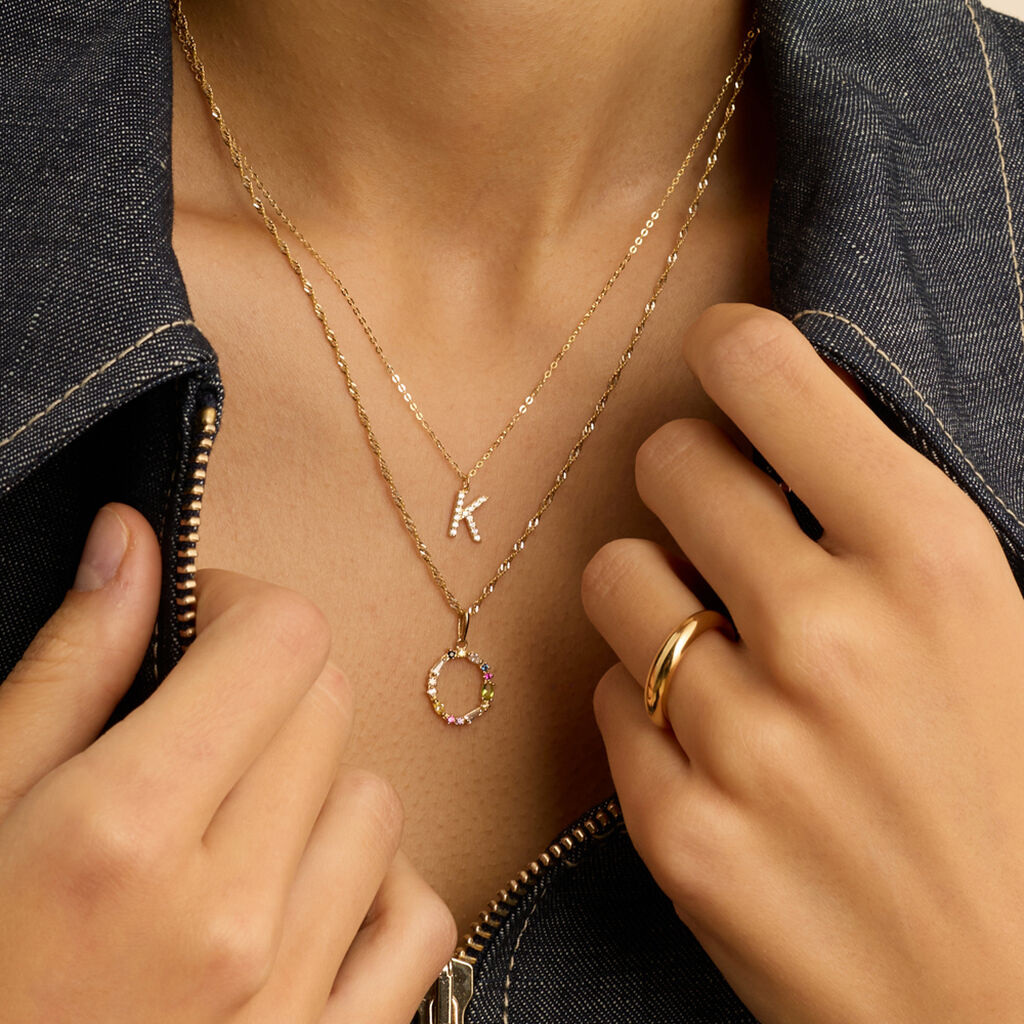 Collana Claire Oro Giallo Cubic Zirconia