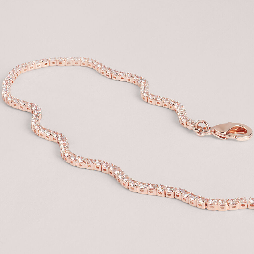 Collana Romantic Shine Ottone Rosa Cristallo - Collane Donna | Stroili