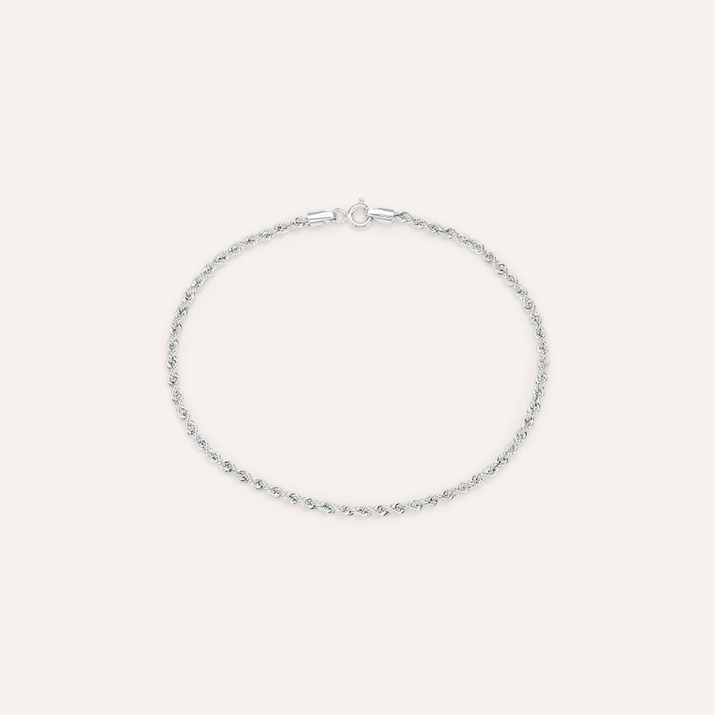 Bracciale Catena Colette Oro Bianco - Bracciali Donna | Stroili