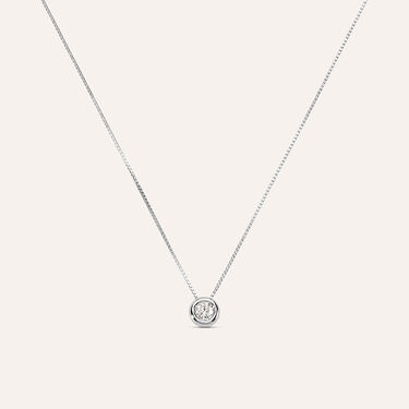 Collana Punto Luce Firmamenti Oro Bianco Diamante