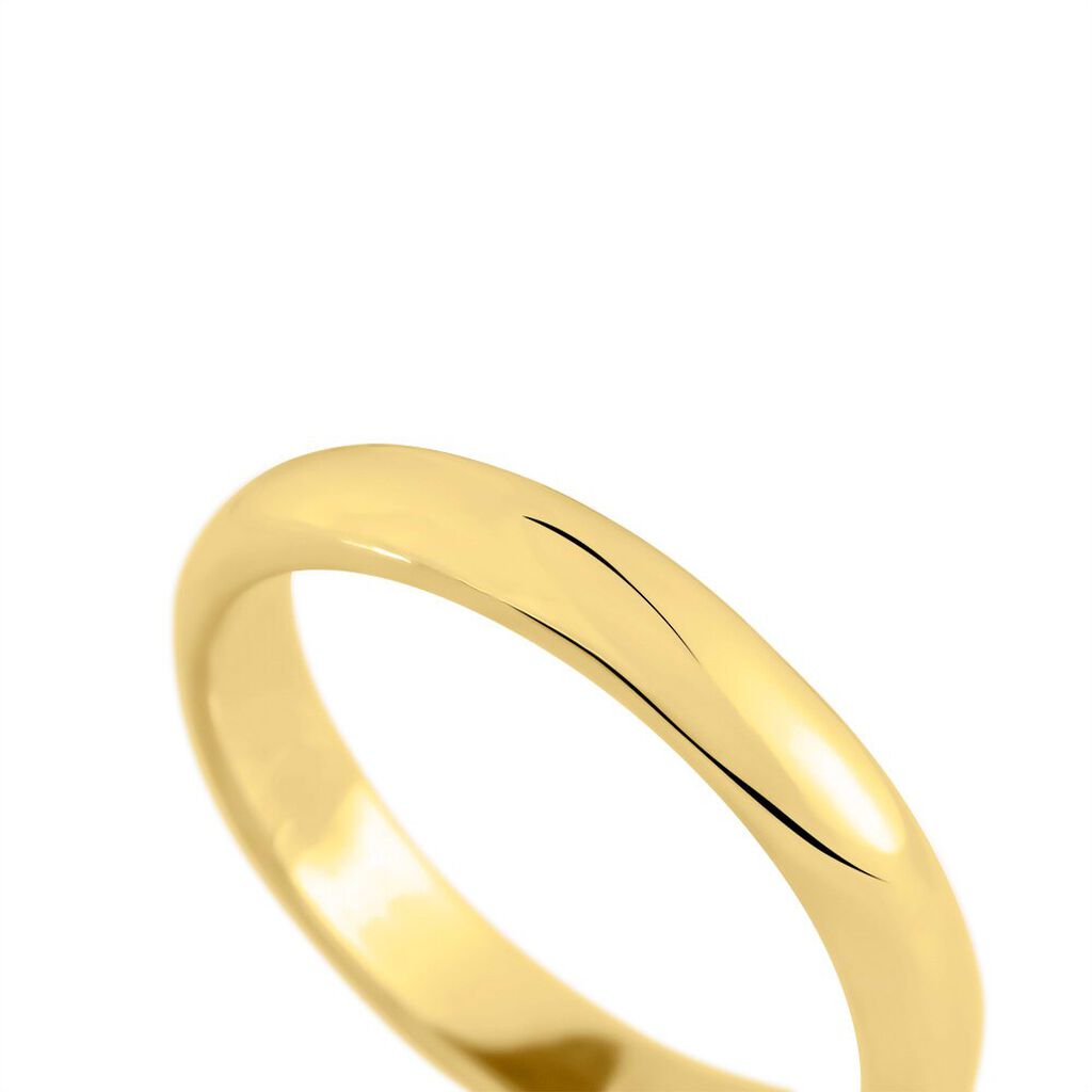 Fede Leggera Classica 4mm Oro Giallo - Anelli con Incisione Unisex | Stroili