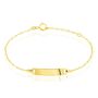 Bracciale Con Targhetta Holy Oro Giallo