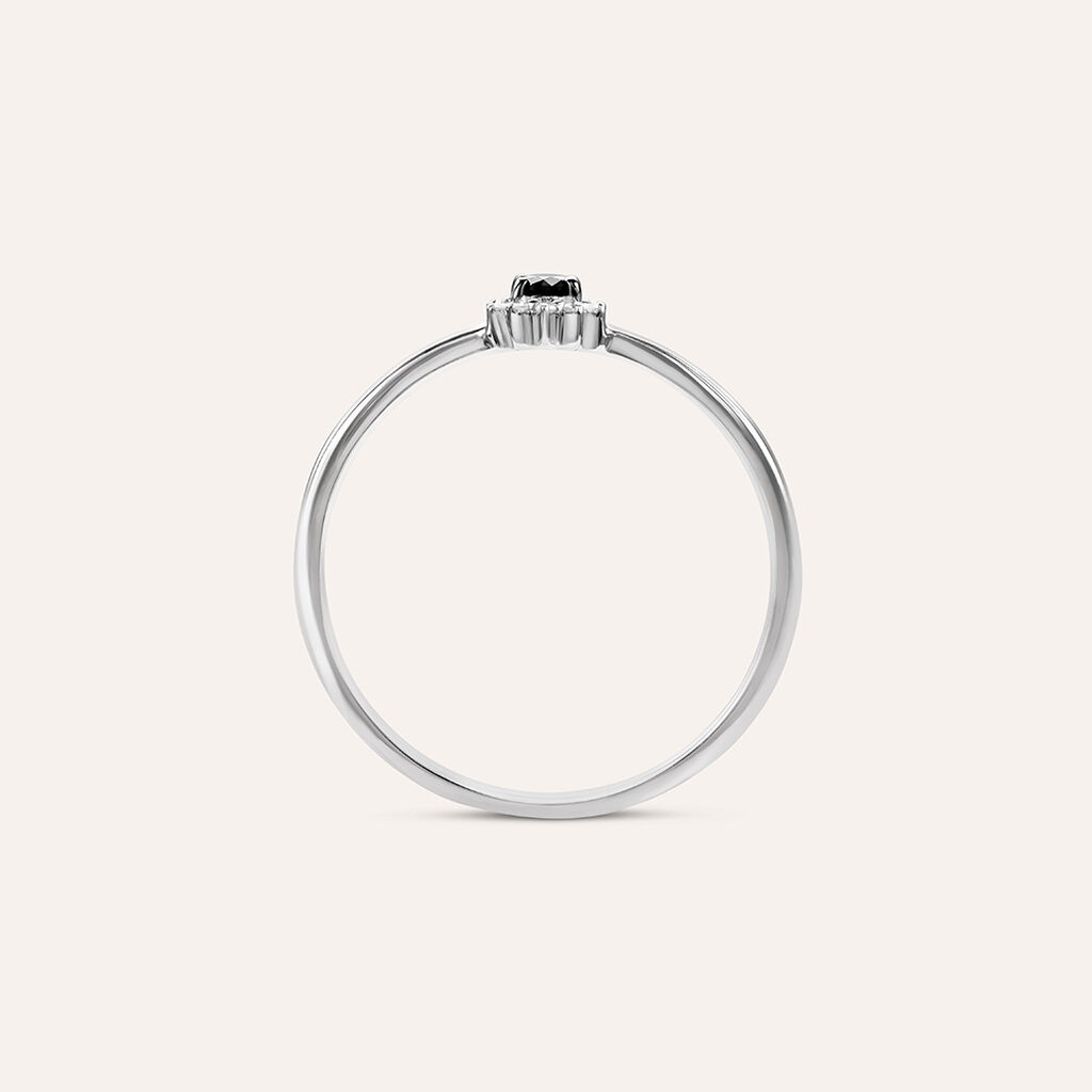 Anello Solitario Sophia Oro Bianco Diamante - Anelli con Pietre Donna | Stroili