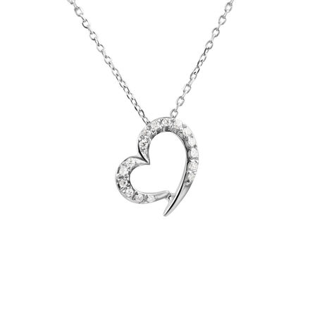 Collana Sophia Oro Bianco Diamante - Collane Donna | Stroili