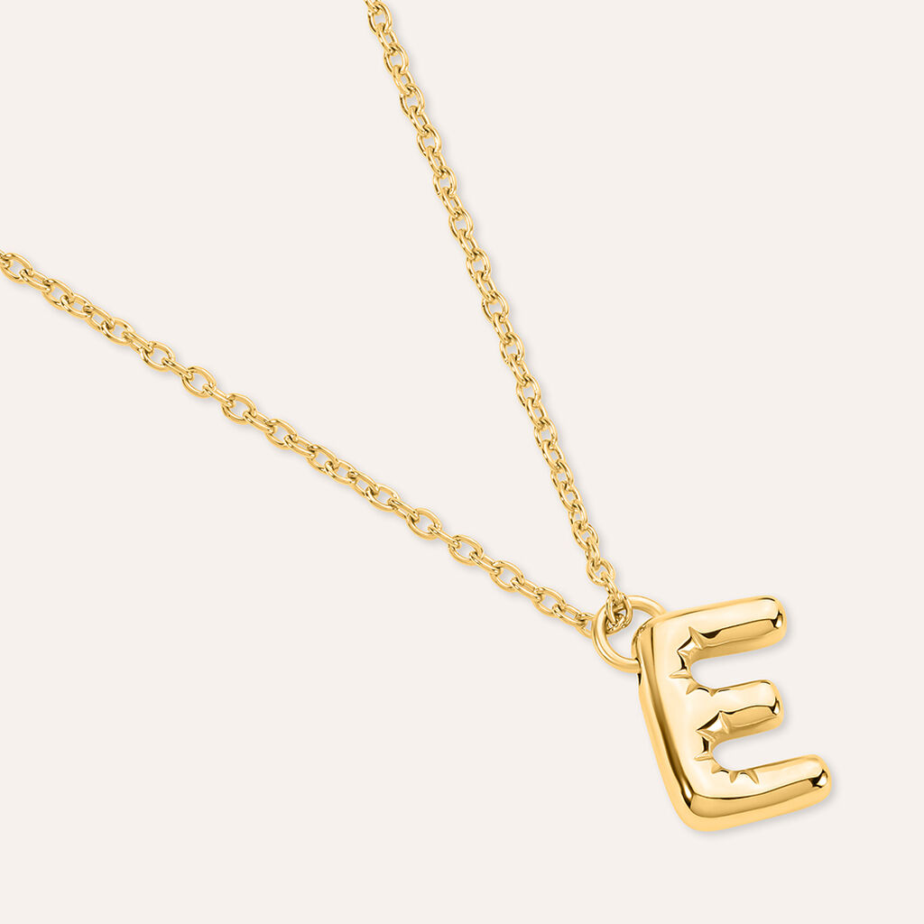 Collana Radiance Acciaio Dorato