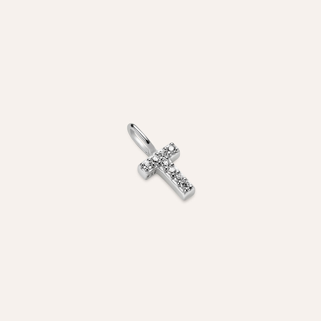 Pendente Love Beats Argento Rodiato Cubic Zirconia - Ciondoli Donna | Stroili