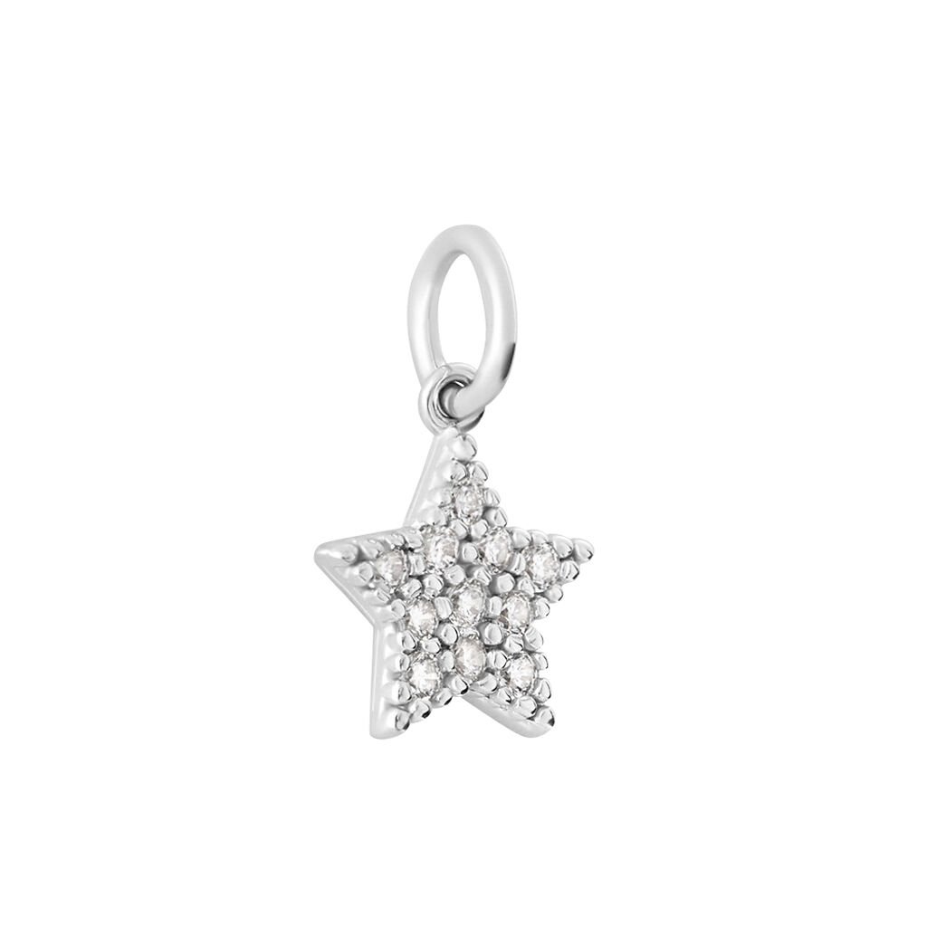 Pendente Poème Oro Bianco Cubic Zirconia - Ciondoli Donna | Stroili