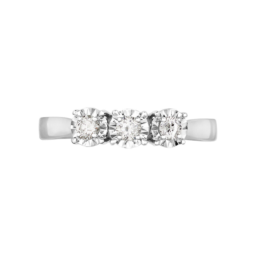 Anello Trilogy Diamotion Oro Bianco Diamante - Anelli con Pietre Donna | Stroili