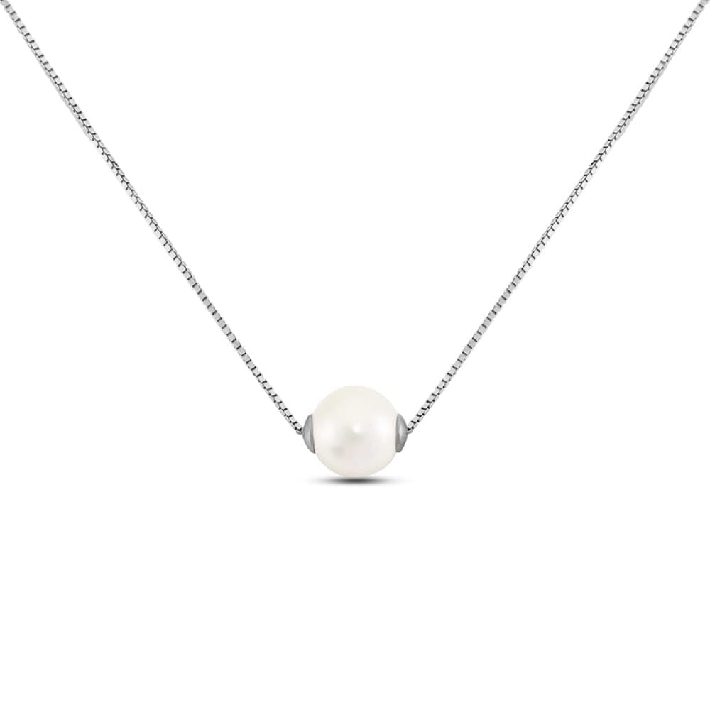 JERWLI Collana con ancora in argento sterling 925, ciondolo