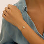 Bracciale Catena Christelle Oro Giallo Cristallo