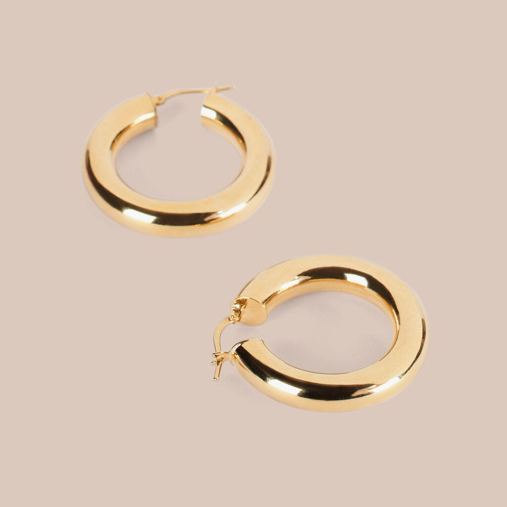 Orecchini A Cerchio Toujours Oro Giallo - Orecchini a Cerchio Donna | Stroili