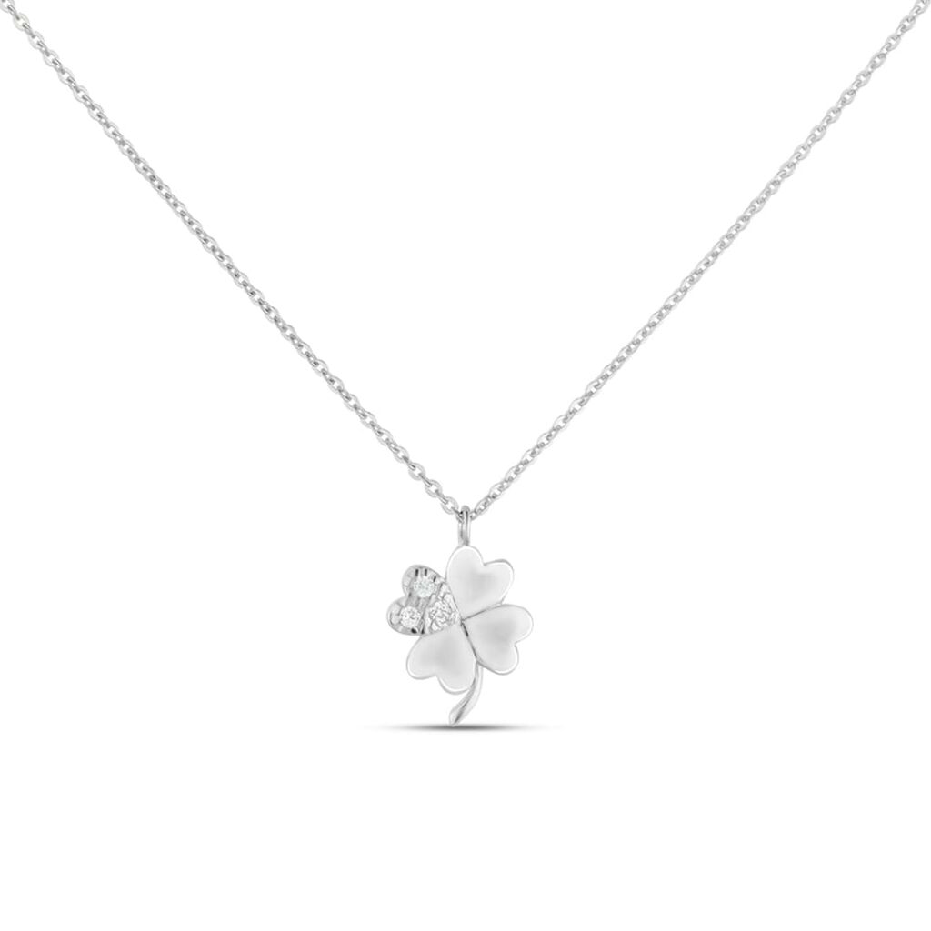 Collana Claire Oro Bianco Cubic Zirconia - Collane Donna | Stroili