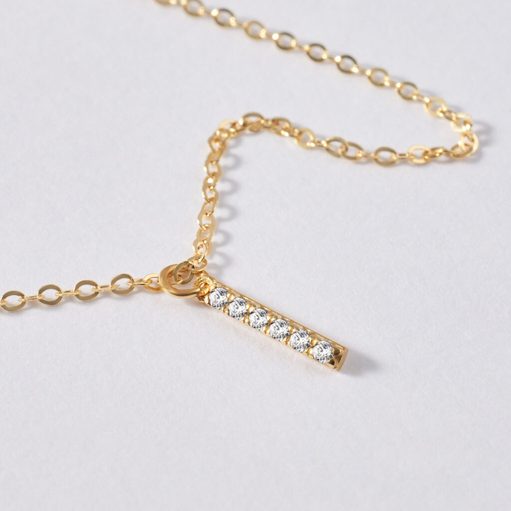 Collana Claire Oro Giallo Cubic Zirconia - Collane Donna | Stroili