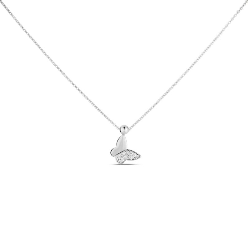 Collana Claire Oro Bianco Cubic Zirconia - Collane Donna | Stroili