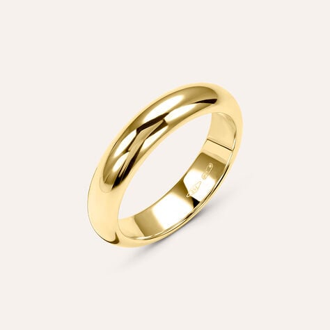 Fede Classica Leggera 4.5 mm Oro Giallo - Anelli con Incisione Unisex | Stroili