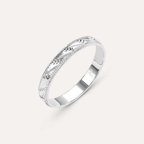 Fede Classica Diamantata 3 mm Oro Bianco - Fedi Donna | Stroili