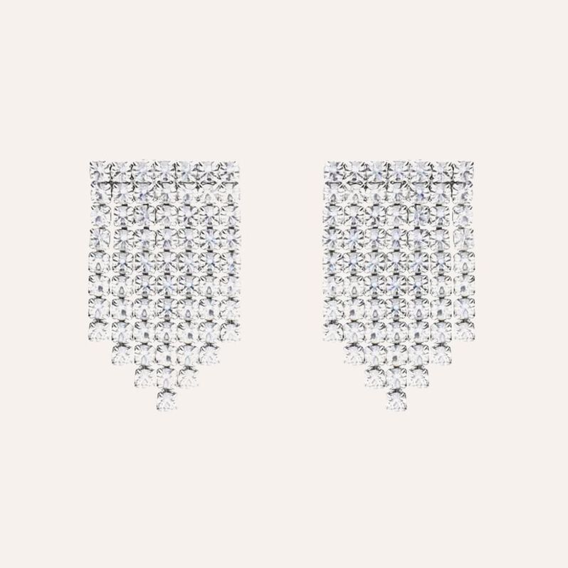 Orecchini Pendenti Romantic Shine Metallo Cristallo - Orecchini Pendenti Donna | Stroili