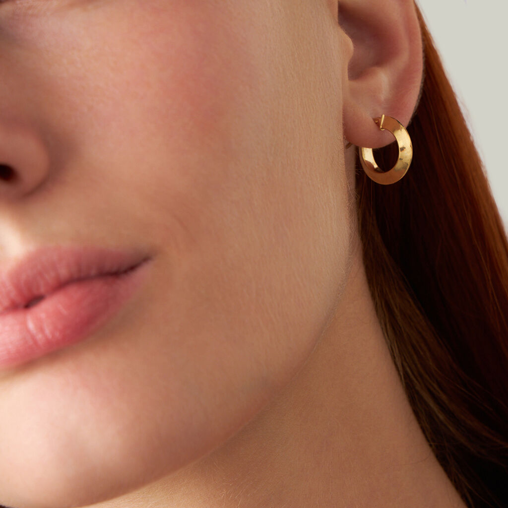 Orecchini A Cerchio Toujours Oro Giallo - Orecchini a Cerchio Donna | Stroili