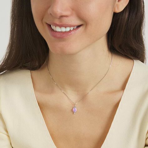Charm mongolfiera in argento rodiato e smalto - Charms Donna | Stroili