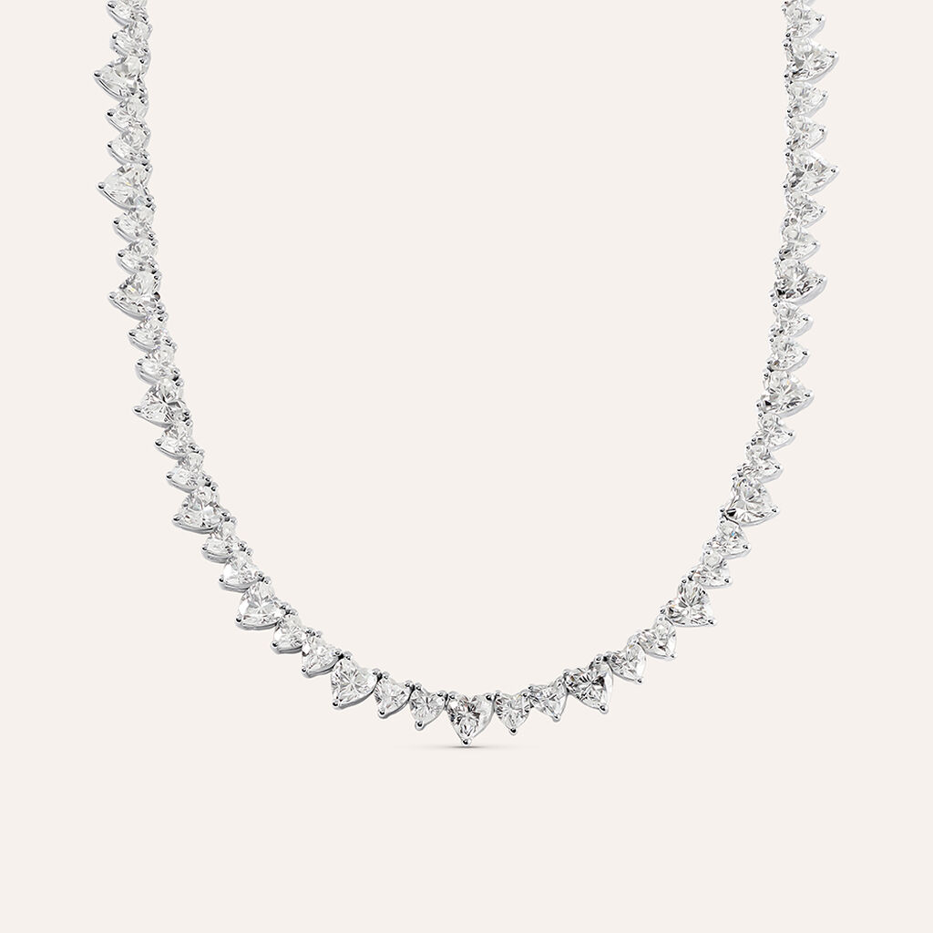 Collana Tennis Silver Elegance Argento Rodiato Cubic Zirconia