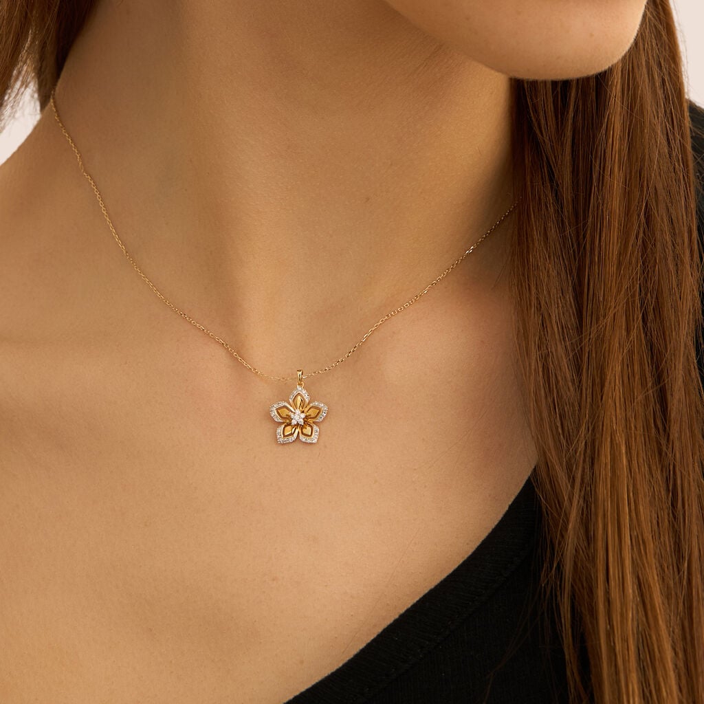 Collana Sophia Oro Giallo Diamante