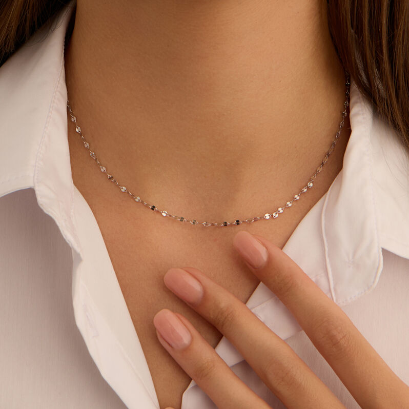 Catenina Poème Oro Bianco - Catenina Donna | Stroili