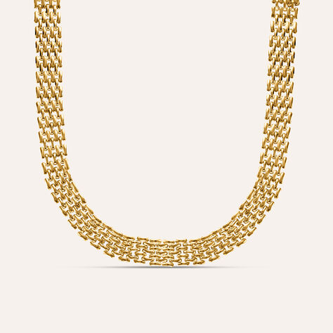Collana Panther Chain Lady Code Acciaio Dorato - Collane Donna | Stroili