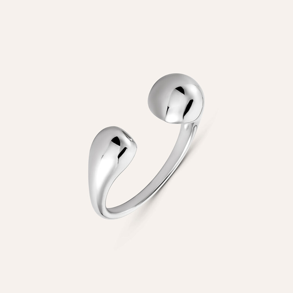 Anello Contrarie Moonlight Acciaio