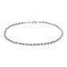 Bracciale Catena Colette Oro Bianco - Bracciali Donna | Stroili