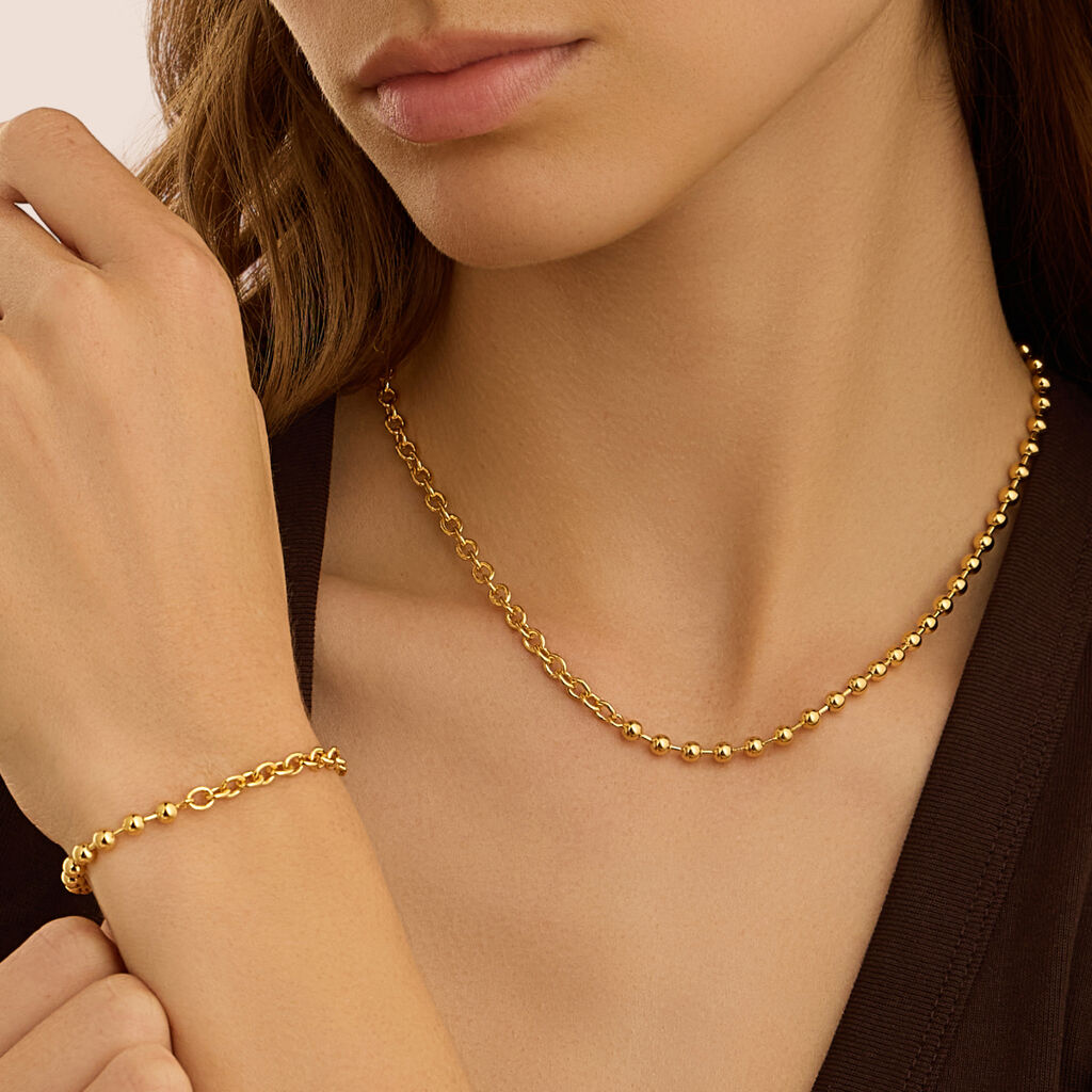 Catena Silver Collection Argento Dorato - Collane Donna | Stroili