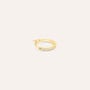 Mono Orecchino A Cerchio Claire Oro Giallo Cubic Zirconia