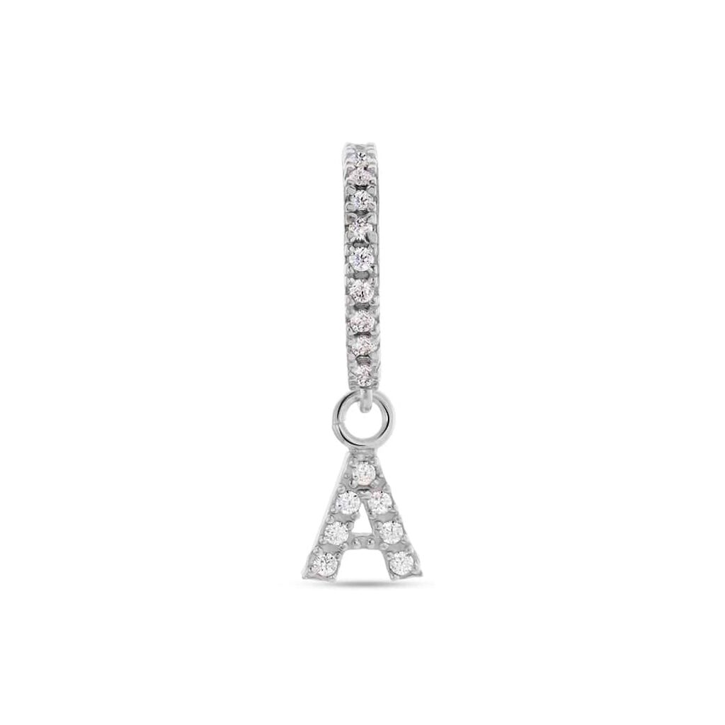 Mono Orecchino A Cerchio Silver Moments Argento Rodiato Cubic Zirconia - Mono Orecchino Donna | Stroili