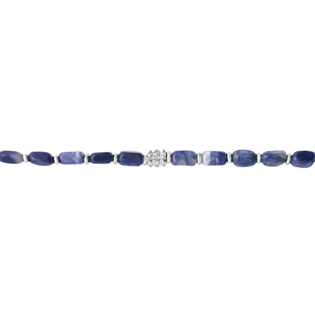 Bracciale Man Code Acciaio Sodalite - Bracciali Uomo | Stroili