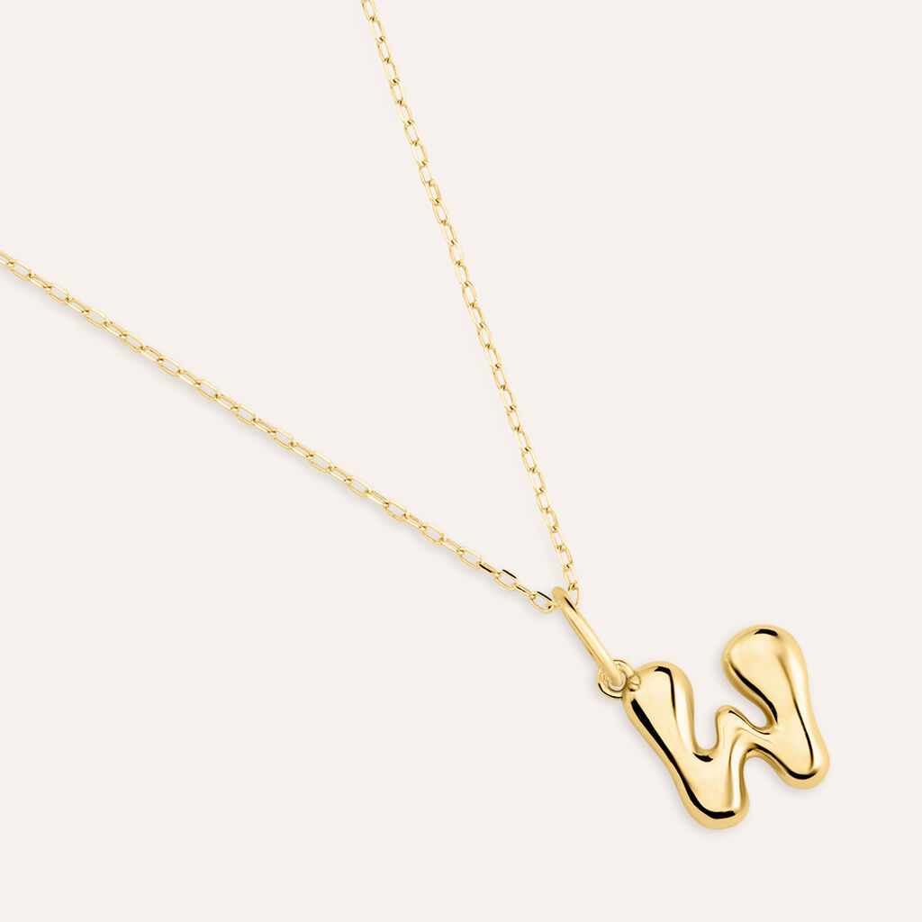 Pendente Love Beats Argento Dorato