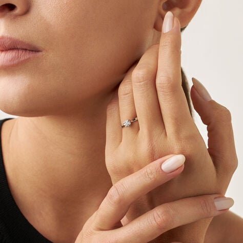 Anello Solitario Diamazing Oro Bianco Diamante - Anelli con Pietre Donna | Stroili
