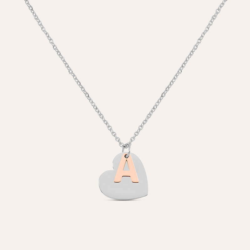 Collana Sunrise Acciaio Bicolore Bianco / Rosa - Collane Donna | Stroili