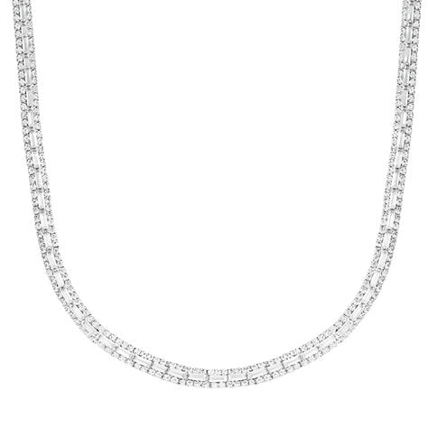Collana Tennis Romantic Shine Metallo Cristallo - Collane Tennis Donna | Stroili