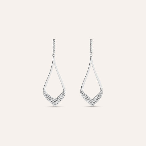 Orecchini Pendenti Silver Shine Argento Rodiato Cubic Zirconia - Orecchini Pendenti Donna | Stroili