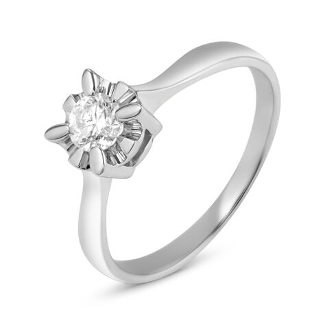 Anello Solitario Diamazing Oro Bianco Diamante - Anelli con Pietre Donna | Stroili