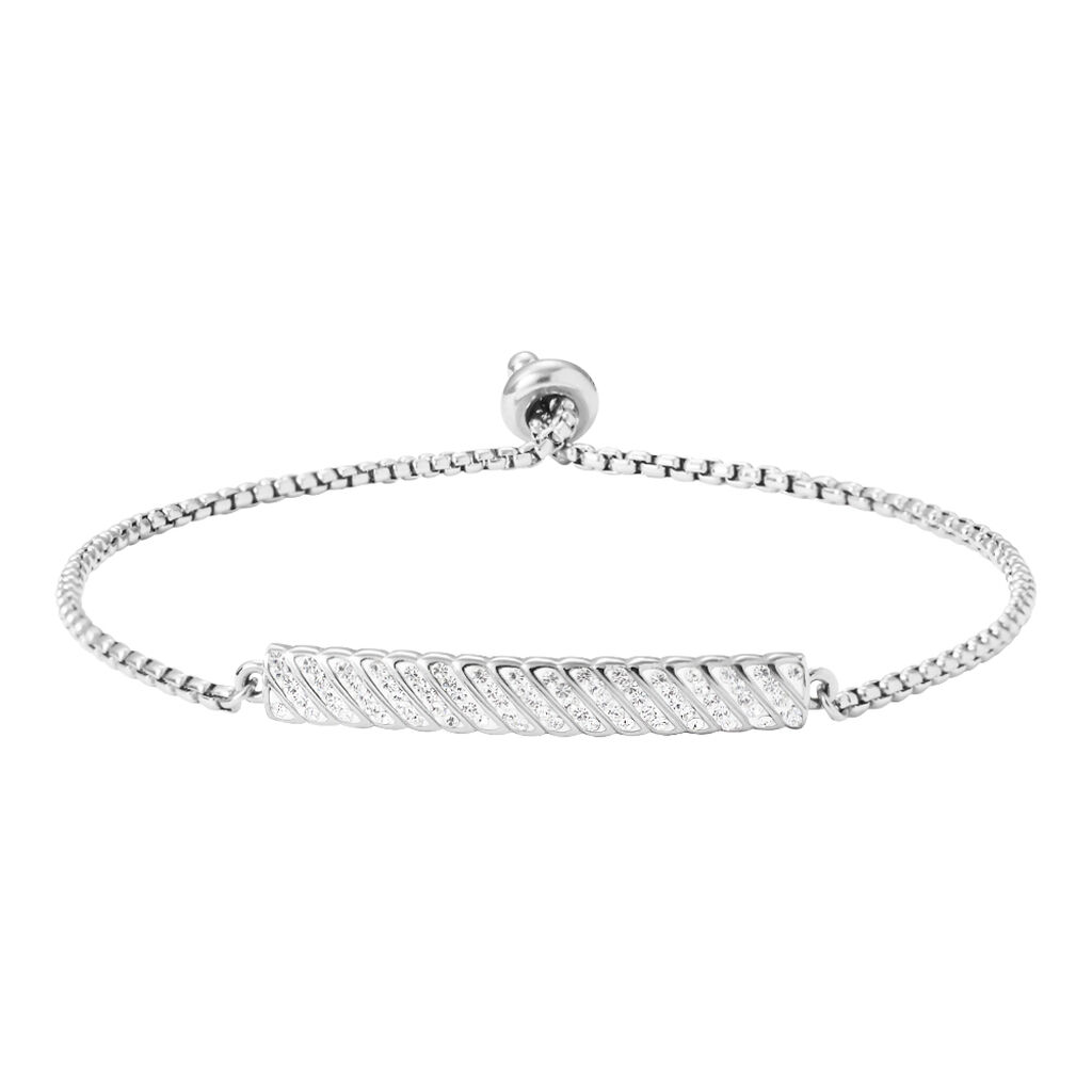 Bracciale Lady Phantasya Acciaio Cristallo - Bracciali Donna | Stroili