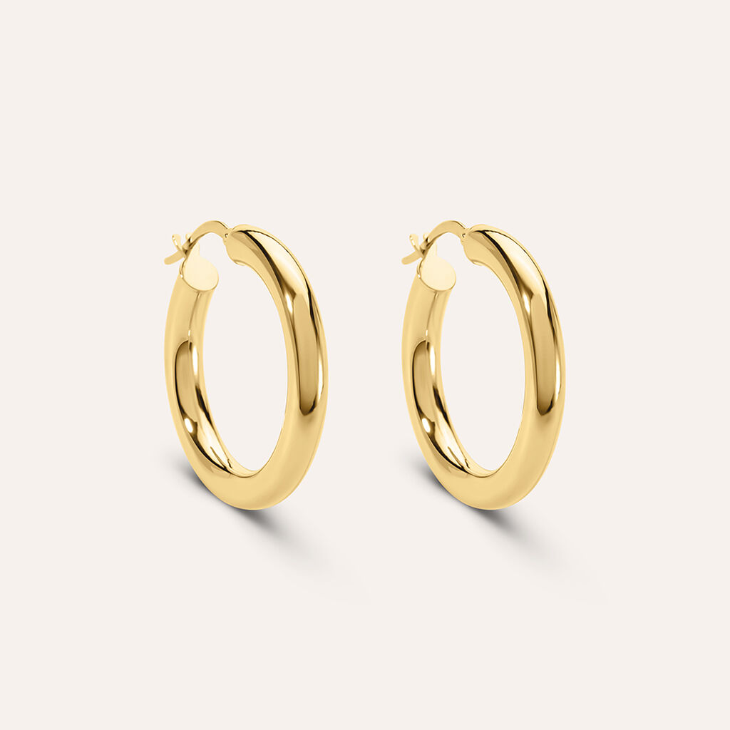 Orecchini A Cerchio Toujours Oro Giallo - Orecchini a Cerchio Donna | Stroili