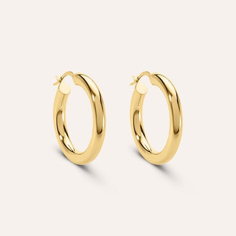 Orecchini A Cerchio Toujours Oro Giallo - Orecchini a Cerchio Donna | Stroili